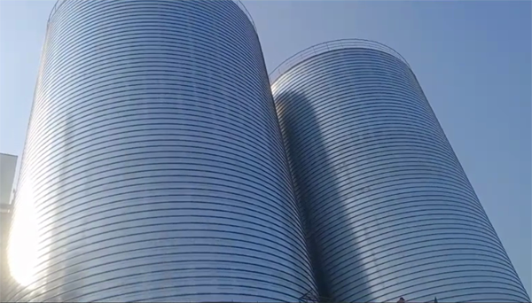 环县2座混凝土高架卷板仓